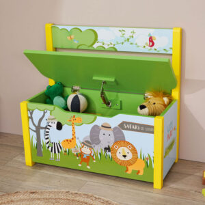 Кутија за складирање со клупа