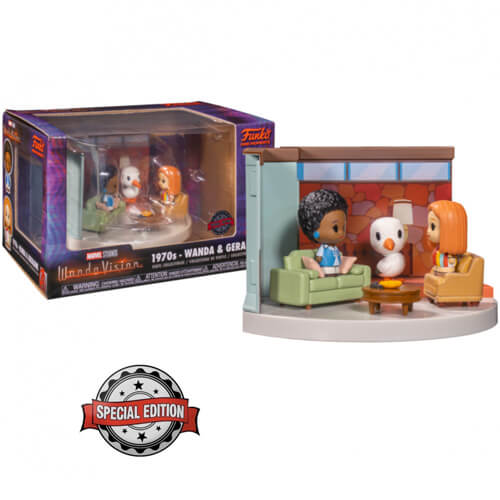 Funko Mini Moments: Wanda Vision - 1970s - Wanda & Geraldine (Living Room) (Special Edition)