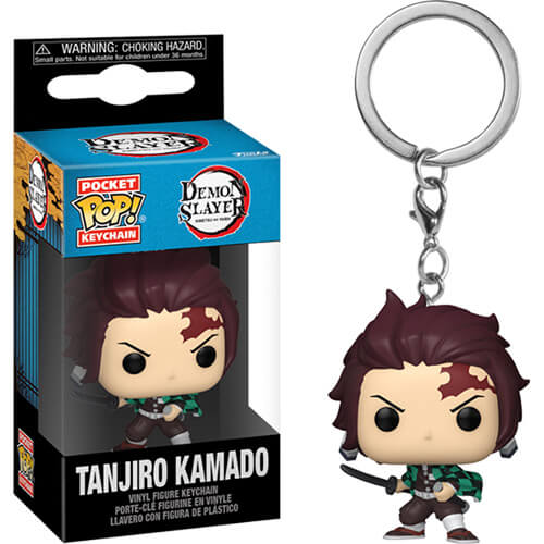 Funko Pocket Pop! Demon Slayer - Tanjiro Kamado (Bloody) Vinyl Figure Keychain