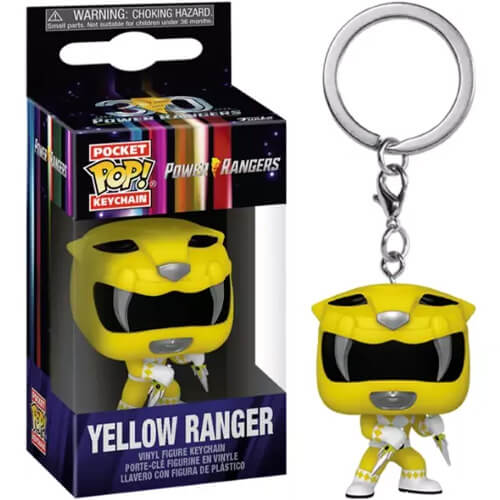 Funko Pocket Pop! Power Rangers - Yellow Ranger Vinyl Figure Keychain