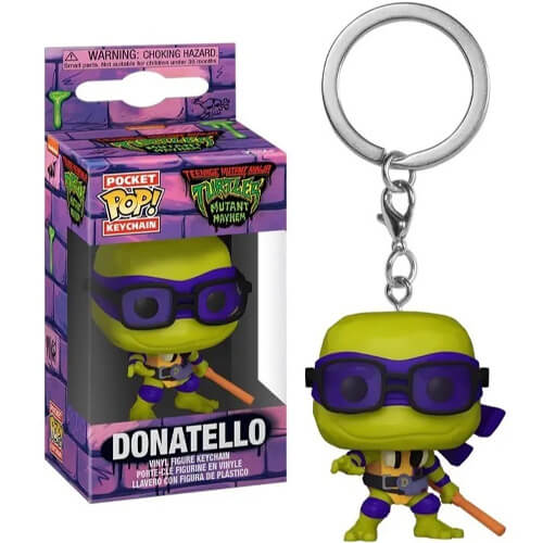 Funko Pocket Pop!: Teenage Mutant Ninja Turtles Mutant Mayhem - Donatello Vinyl Figure Keychain