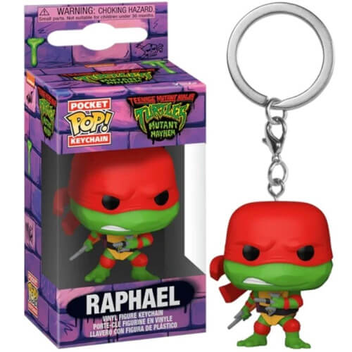 Funko Pocket Pop!: Teenage Mutant Ninja Turtles Mutant Mayhem - Raphael Vinyl Figure Keychain
