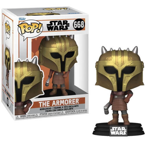 Funko Pop! Star Wars The Mandalorian - The Armorer #668 Bobble-Head