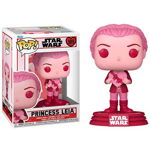 Funko Pop! Star Wars Valentines - Princess Leia #589 Bobble-Head