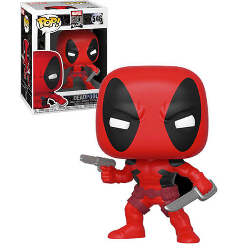 Funko Pop! Marvel 80th Years - First Appearance Deadpool #546 Bobble-Head