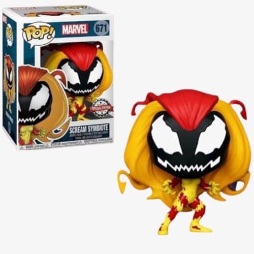Funko Pop! Spider-Man - Scream Symbiote (Special Edition) #671 Bobble-Head