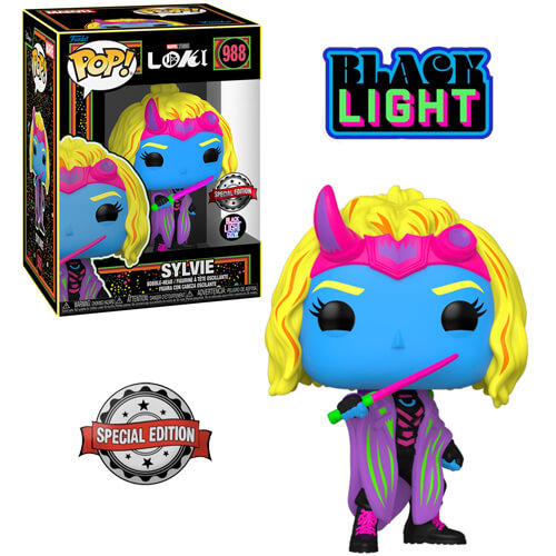 Funko Pop! Loki - Sylvie (Black Light) (Special Edition) #988 Bobble-Head