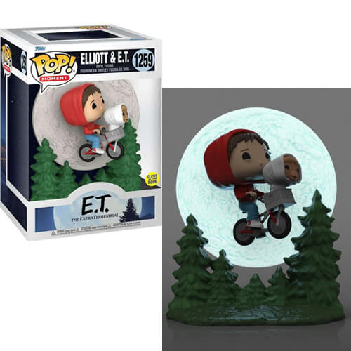 Funko Pop! Movie Moments: E.T. - Elliott & E.T. (Glows in the Dark) #1259