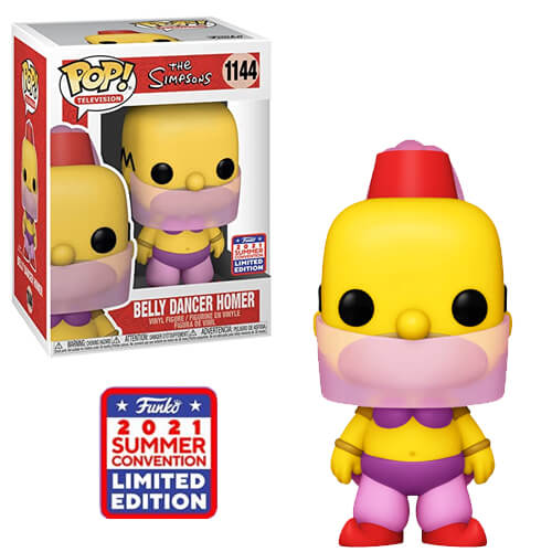 Funko POP! The Simpsons - Belly Dancer Homer (2021 Summer Convention Limited Edition) #1144