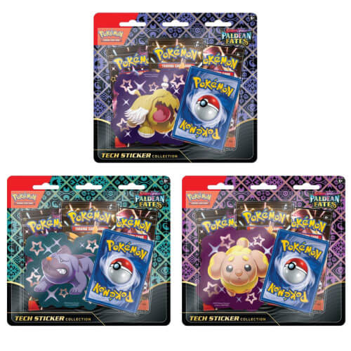 Paldean Fates Tech Sticker Collection (3 различни)